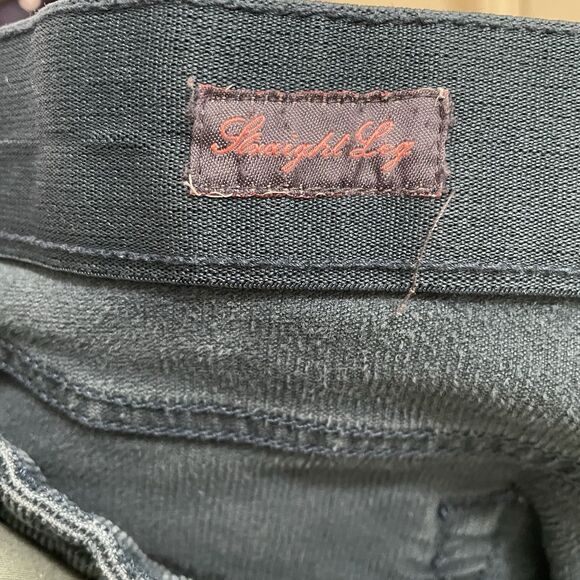 St. John's Bay Corduroy Pants Dark Blue Teal‎ Women's Size 14 Straight Leg - Picture 5 of 9